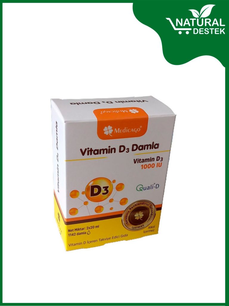 Natural Destek - Medicago Vitamin D3 Damla