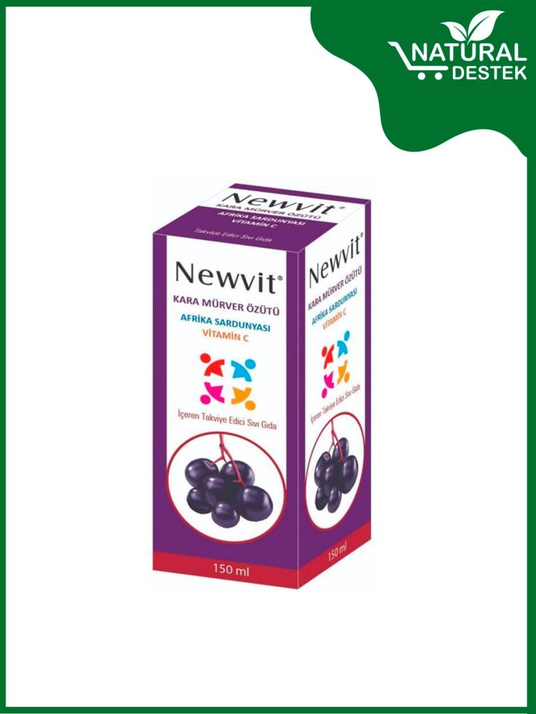 Natural Destek - Newvit Kara Mürver Afrika Sardunyası